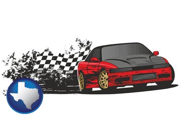 auto racing - with Texas icon